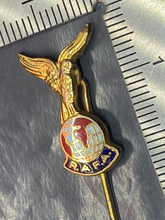 Load image into Gallery viewer, Original Royal Air Force RAF Association Gilt &amp; Enamel Pin Badge
