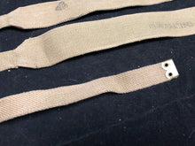 Load image into Gallery viewer, Original WW2 British Army 37 Pattern Khaki L-Straps Webbing - Wartime Dated
