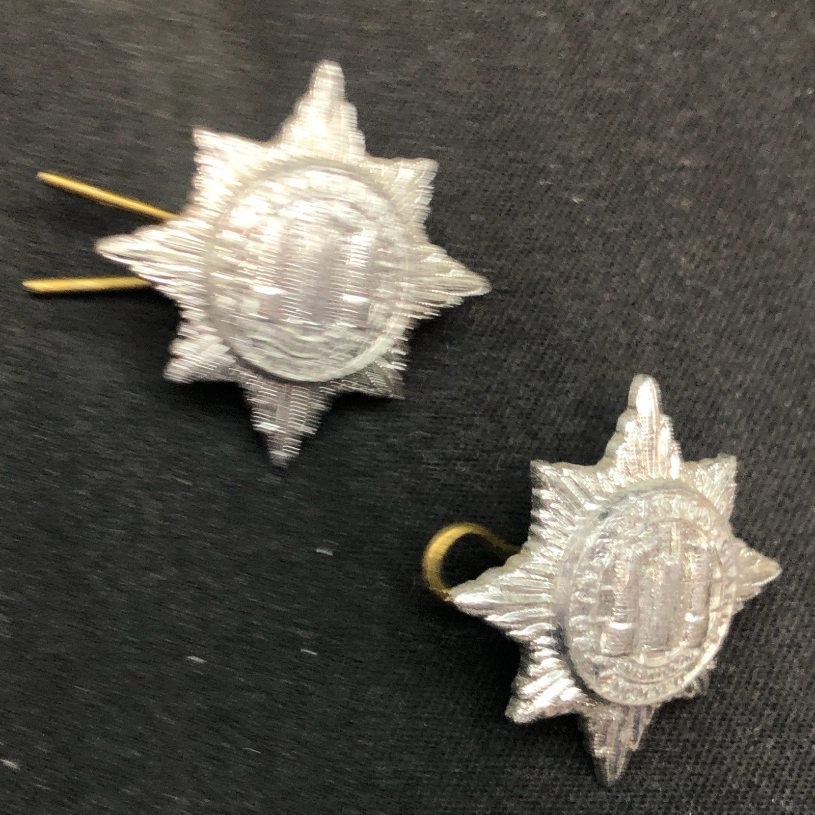 Original British Collar Badge Pair - Royal Dragoon Guards - The Militaria Shop