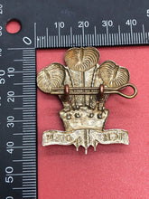 Load image into Gallery viewer, Original WW2 British Army Royal Regiment of Wales Cap Badge
