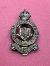 Load image into Gallery viewer, Original WW1 British Army Cap Badge - Northumberland Hussars
