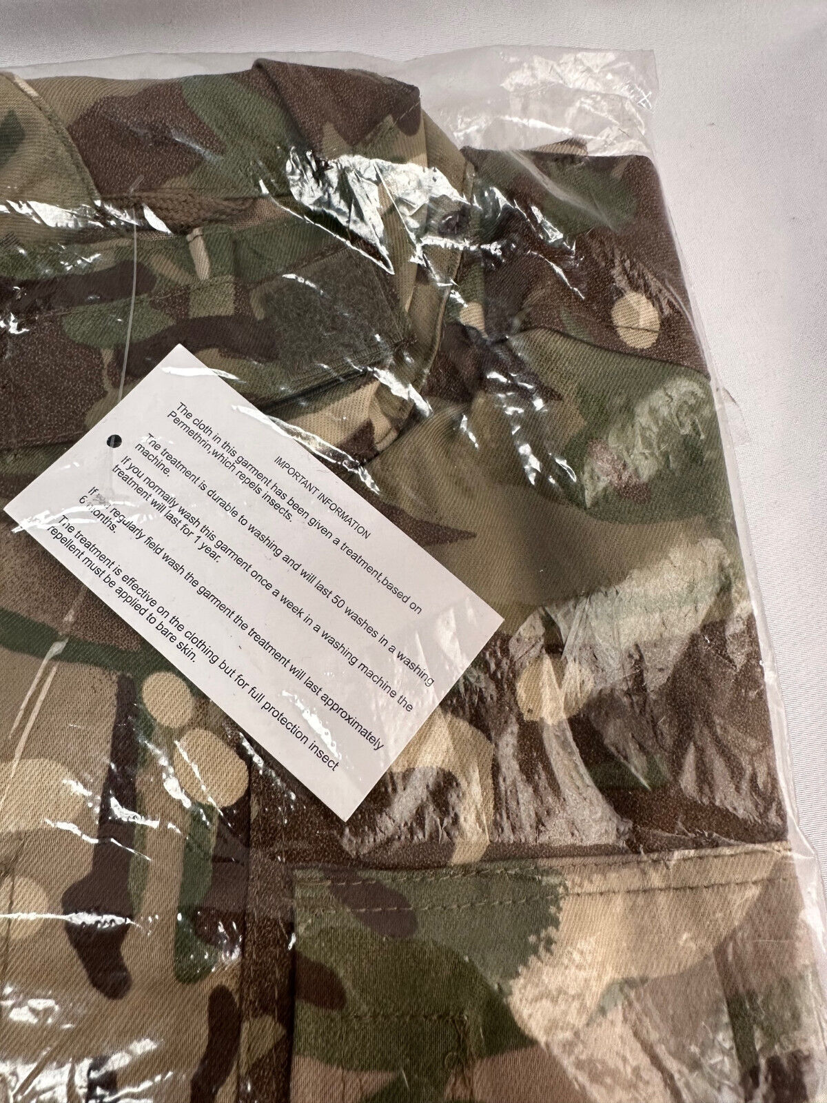 Genuine British Army MTP IR Combat Jacket - Size 160/96 - New Old Stock - The Militaria Shop