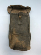 Lade das Bild in den Galerie-Viewer, Original WW2 British RAF 37 Pattern Webbing Bren / Universal Pouch Wartime Dated
