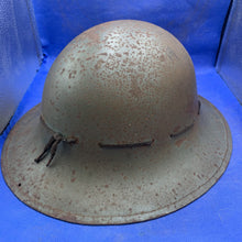 Load image into Gallery viewer, Genuine British Home Front Civillian Zuckerman Helmet WW2 Issue 1941 Dated
