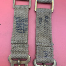 Load image into Gallery viewer, Original WW2 British Army 37 Pattern Webbing Brace Adaptors Pair
