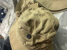 Load image into Gallery viewer, Original British Army Jungle Khaki Tropical Issue New Old Stock Hat - Size 6 3/8
