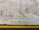 Original WW2 British Army GSGS OS Map of England & Wales - The Cheviot Hills - The Militaria Shop