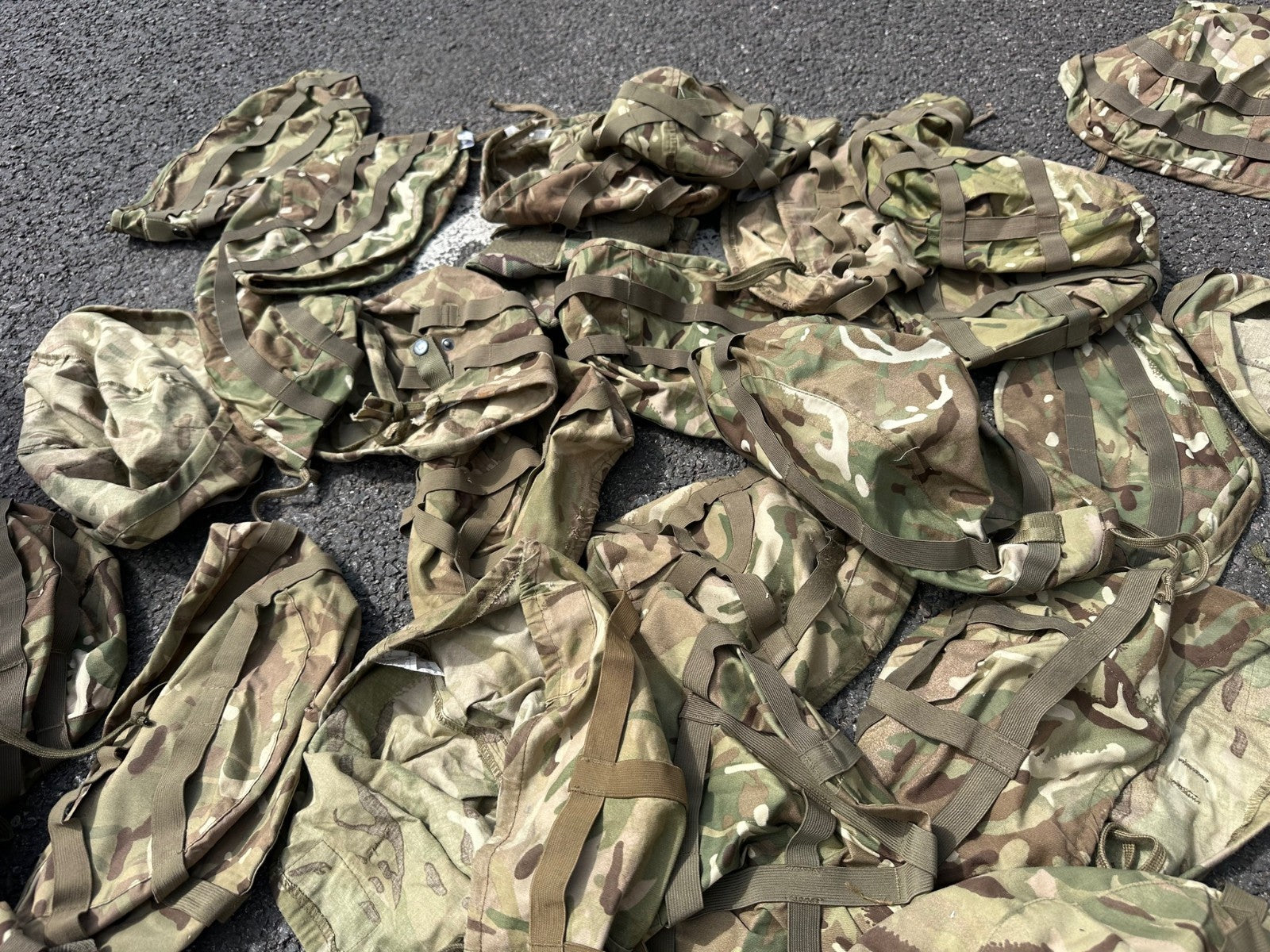 DEALER BULK LOT -50x MTP Camouflaged Covers Mk6 & Mk7 Mixed- Ideal for resale - The Militaria Shop