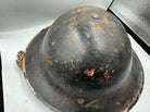 Original WW2 British Style South African Mk2 Army Combat Helmet & Liner - The Militaria Shop