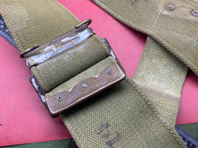 Charger l&#39;image dans la galerie, Original WW1 British Army 1908 Pattern Webbing Belt - Kings Own Scottish Borders
