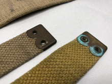 Charger l&#39;image dans la galerie, Original WW2 British Army 37 Pattern Canvass L Straps Set
