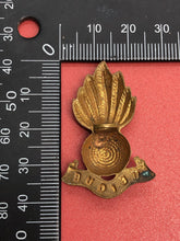 Load image into Gallery viewer, Original British Army RA Royal Artillery Collar Badge
