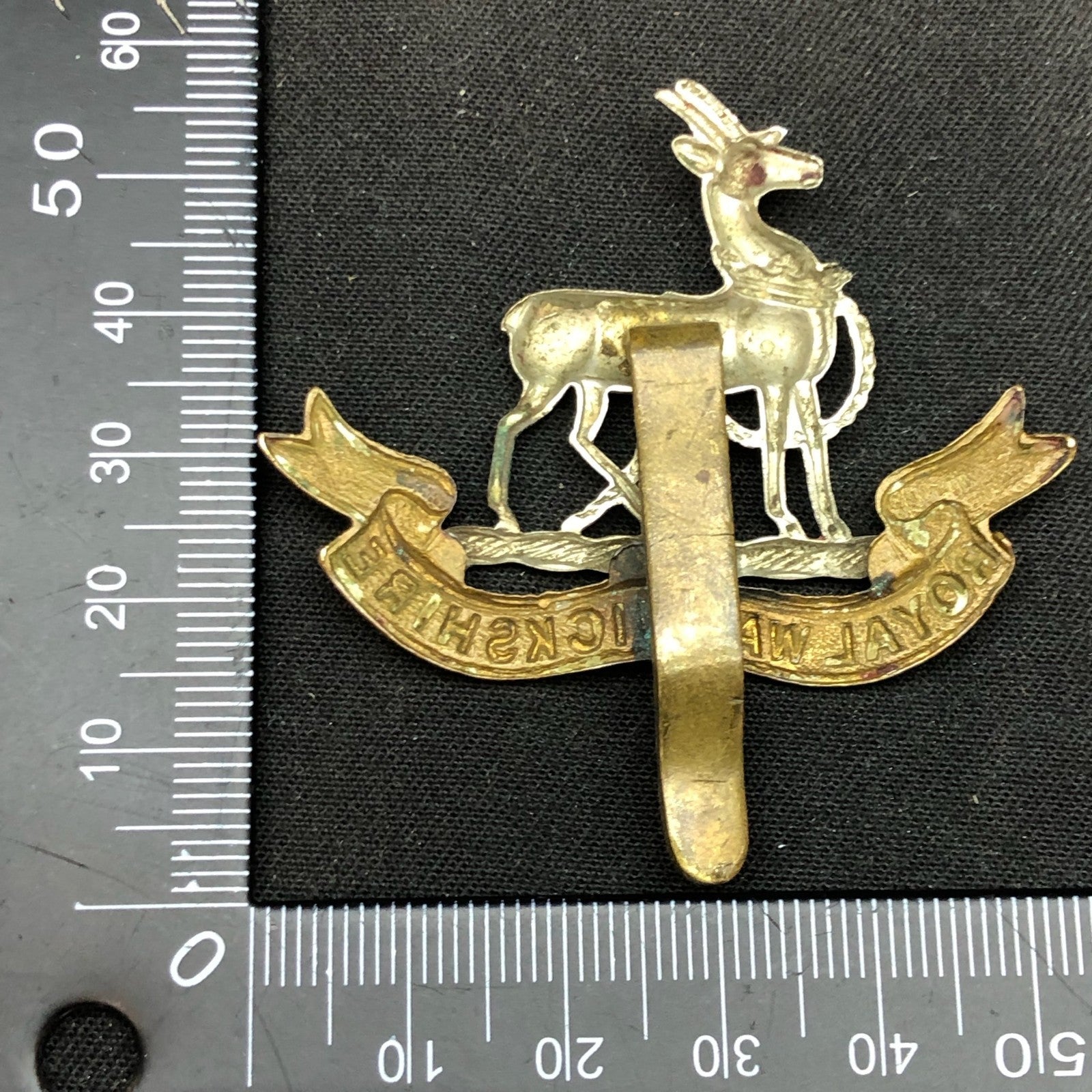 Original WW2 British Army Cap Badge - Royal Warwickshire Regiment - The Militaria Shop