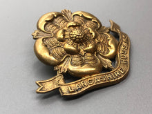 Load image into Gallery viewer, Original WW1 British Army Lancashire Hussars Cap Badge
