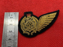 Charger l&#39;image dans la galerie, Iraq Kingdom Royal Iraq Air Force Bullion Patch Wing. 1940-1950s Unissued Condit
