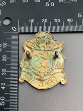 Load image into Gallery viewer, Original WW1 British Army 16th Battalion Welsh Regiment Cardiff Pals Cap Badge
