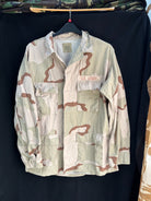 Gulf War US Army DCU Camouflaged Combat Field Coat/Jacket - Large/ Long - The Militaria Shop