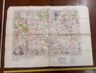 Original WW2 British Army GSGS OS Map of Great Britain - Burton & Walsall - The Militaria Shop