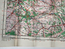 Lade das Bild in den Galerie-Viewer, Original WW2 British Army / RAF Map - Paris - France
