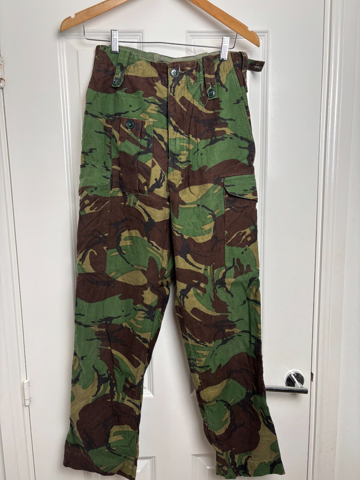 Genuine British Army 68 Pat DPM Camouflage Combat Trousers Size 1 - The Militaria Shop