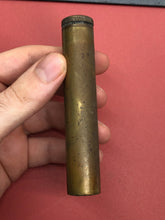 Load image into Gallery viewer, Original WW1 / WW2 British Army SMLE Lee Enfield Rifle Brass Oil Bottle
