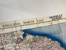 Load image into Gallery viewer, Original WW2 British Army / RAF Bases Map - North East England
