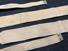 Load image into Gallery viewer, Original WW2 British Army 37 Pattern Khaki L-Straps Webbing - Wartime Dated
