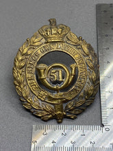 Charger l&#39;image dans la galerie, Original British Army - 51st (2nd Yorkshire West Riding) Glengarry Badge
