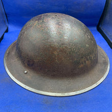 Load image into Gallery viewer, Original WW2 British Army Mk2 Brodie Combat Helmet
