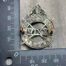 Load image into Gallery viewer, Original WW2 British Army 24th Lancers Cap Badge
