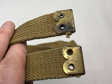 Load image into Gallery viewer, Original Canadian Army WW2 37 Pattern Webbing Shoulder Strap 1943 Dated
