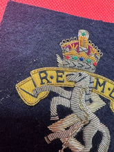 Load image into Gallery viewer, British Army Bullion Embroidered Blazer Badge - REME Engineers - Kings Crown
