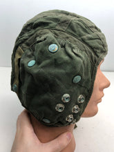 Load image into Gallery viewer, Original Royal Air Force RAF Cold War Period G Type Green Jet Flying Helmet 22C
