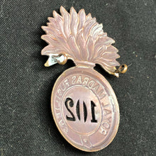 Load image into Gallery viewer, British Army Brass Cap Badge - 102nd Regiment of Foot - The Militaria Shop

