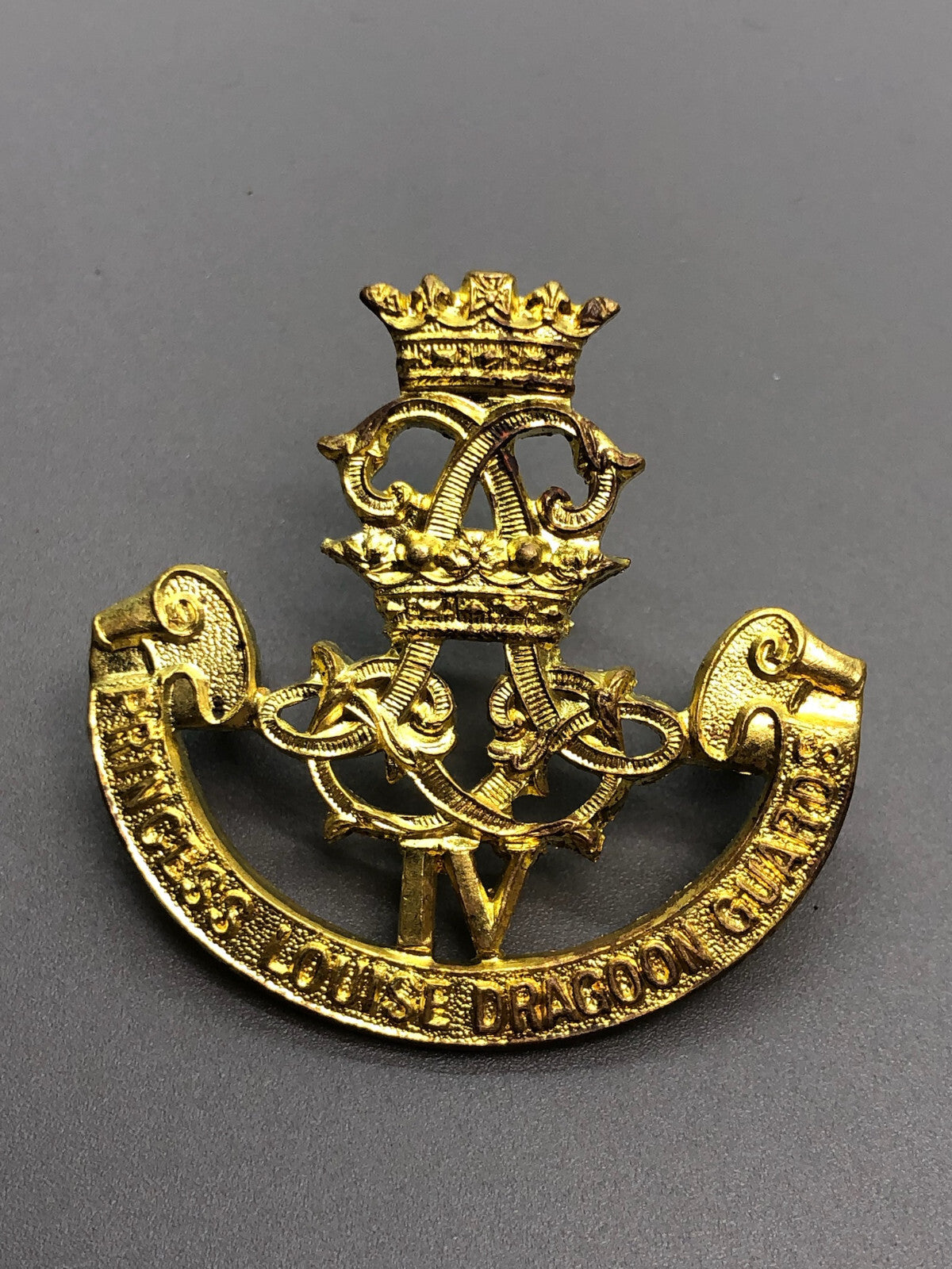Genuine Canadian Army 4th Princess Louise Dragoon Guards Cap Badge - The Militaria Shop
