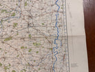 Original WW2 British Army GSGS OS Map of England - The Dukeries - The Militaria Shop