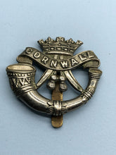 Load image into Gallery viewer, Original WW2 British Army Duke of Cornwall&#39;s Light Infantry Cap Badge
