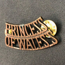 Load image into Gallery viewer, Original British Army Shoulder Title - Princess of Wales&#39;s Royal Regiment - The Militaria Shop
