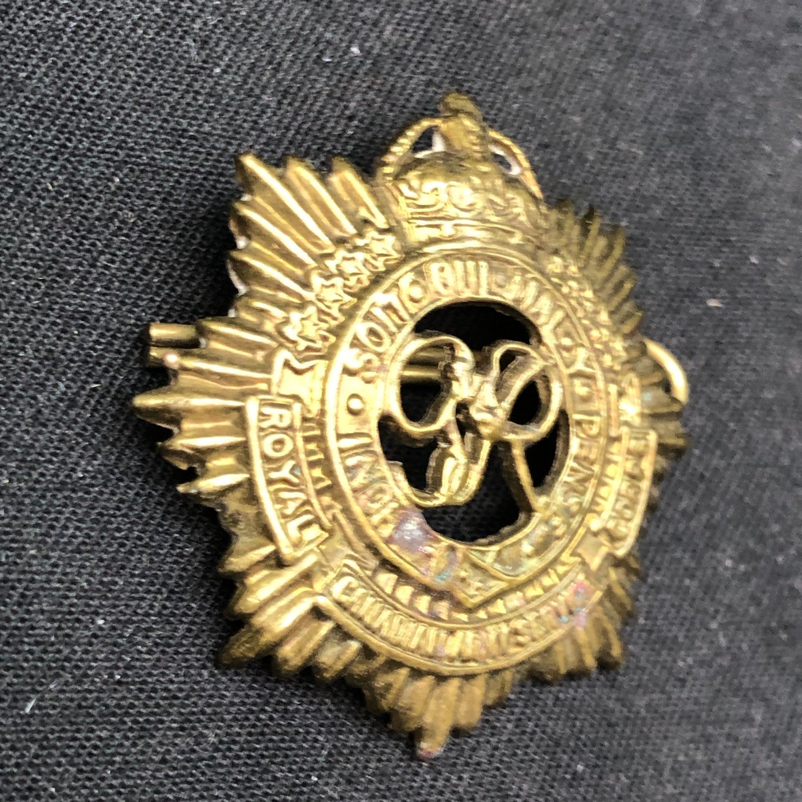Original Canadian Army Cap Badge - Royal Canadian Army Service Corps - The Militaria Shop