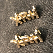 Load image into Gallery viewer, Original British Collar Badge Pair - 10th Royal Hussars - The Militaria Shop
