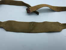 Load image into Gallery viewer, Original WW2 British Army Tan Webbing Shoulder Strap 37 Pattern
