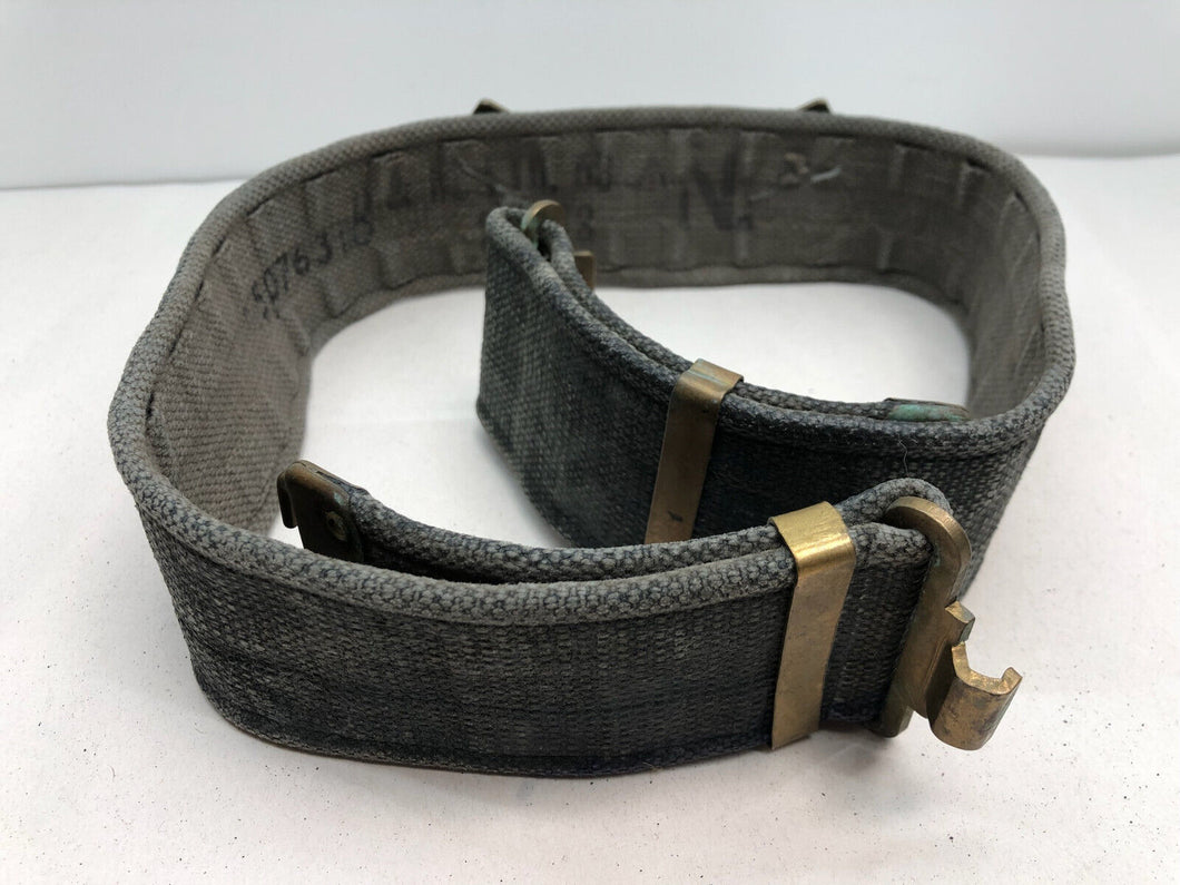 Original British RAF Royal Air Force WW2 37 Pattern Combat Belt - 38