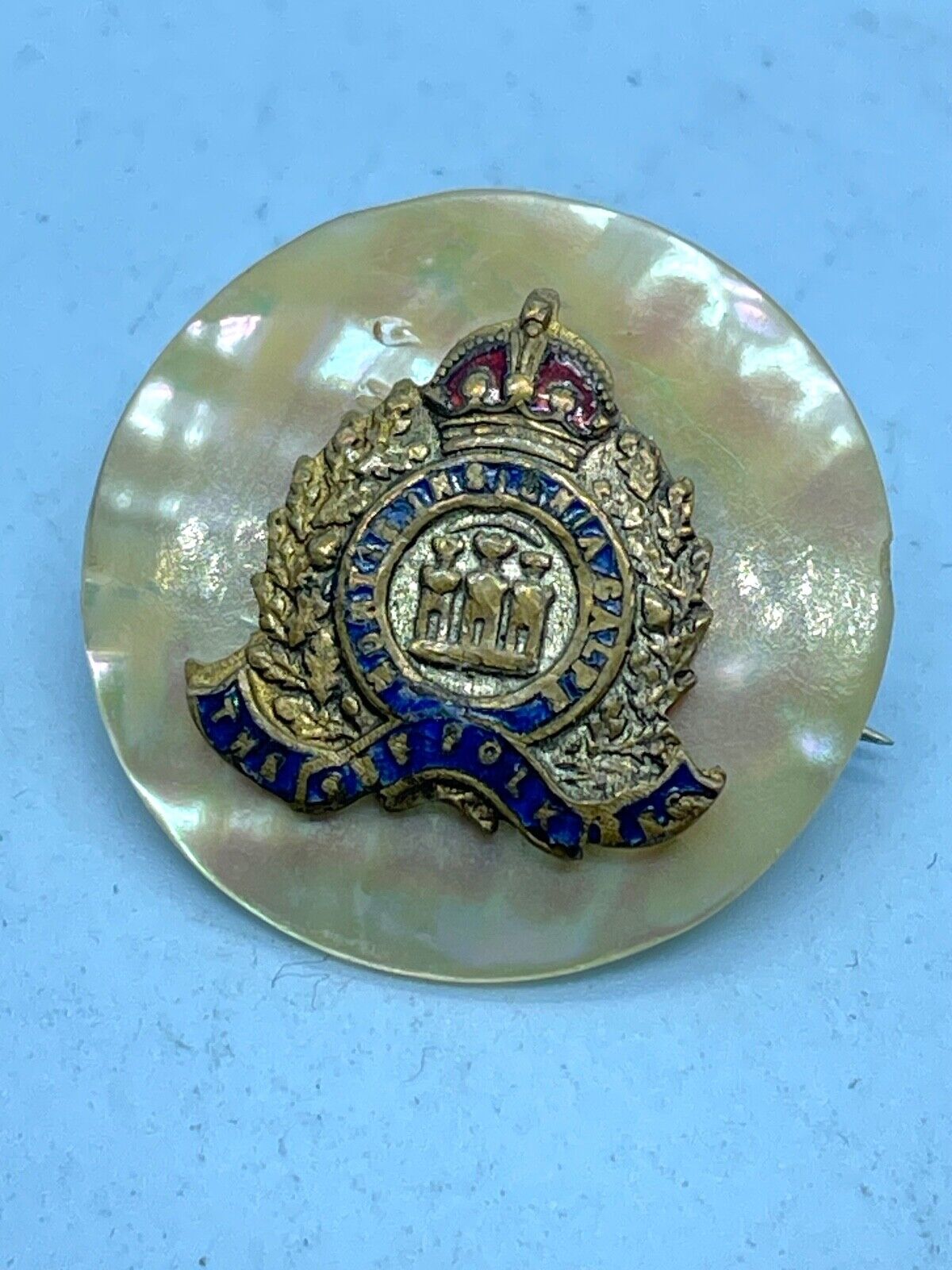 Original WW1 / WW2 British Army The Suffolk Regiment Sweetheart Brooch - The Militaria Shop