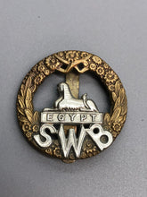 Load image into Gallery viewer, Original WW2 British Army South Wales Borderers Regiment Cap Badge
