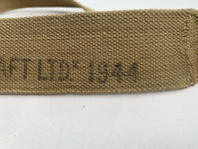 Charger l&#39;image dans la galerie, Original WW2 British Army 37 Pattern Shoulder Strap - Bagcraft 1944 Dated
