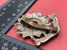 Load image into Gallery viewer, Original WW2 British Army Cap Badge - Bedfordshire &amp; Hertfordshire Regiment
