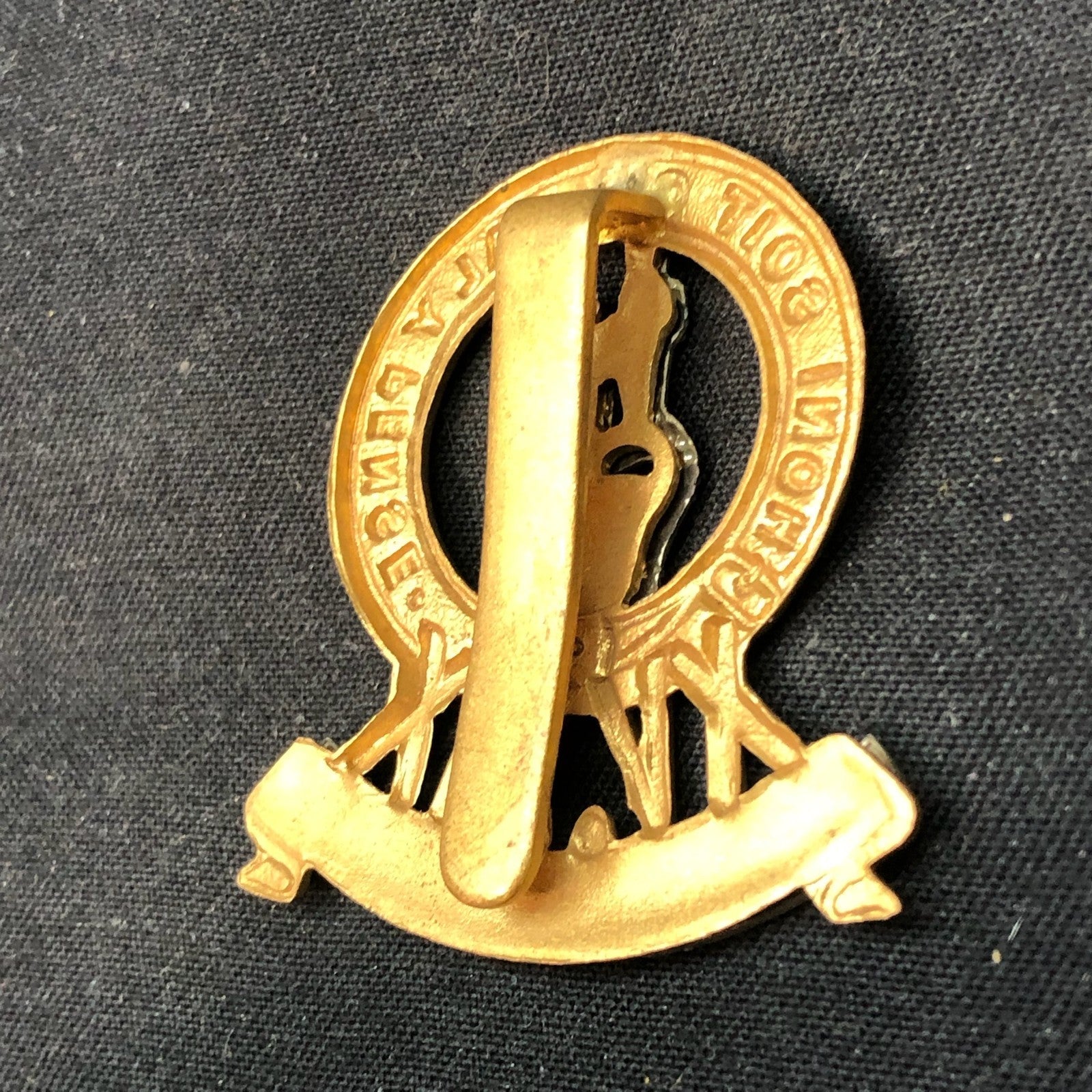 Genuine British Army Brass Cap Badge - 15th/19th The King's Royal Hussars - The Militaria Shop