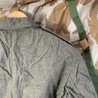 West German Field Jacket Green Wool Shirt Military Uniform Germany - 35" Chest - The Militaria Shop
