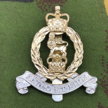 Load image into Gallery viewer, Original British Staybrite Army Cap Badge - Adjutant General&#39;s Corps - The Militaria Shop
