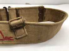 Charger l&#39;image dans la galerie, Original WW2 British Army 37 Pattern Soldiers Belt - Size Normal - 38&quot; Waist
